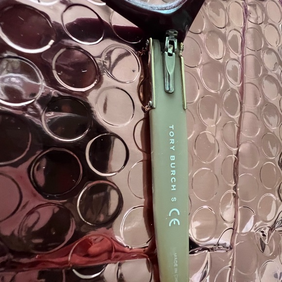 Tory Burch eye glasses, case and dust rag - Picture 11 of 11